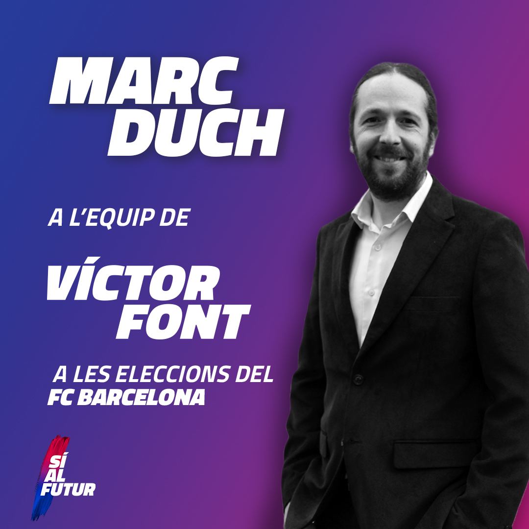 Marc Duch is joining Sí al Futur to be one of the mainstays for the Club’s Social unit